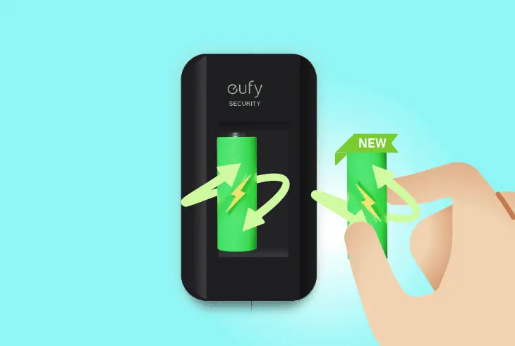 replace eufy’s battery (battery-powered eufy)