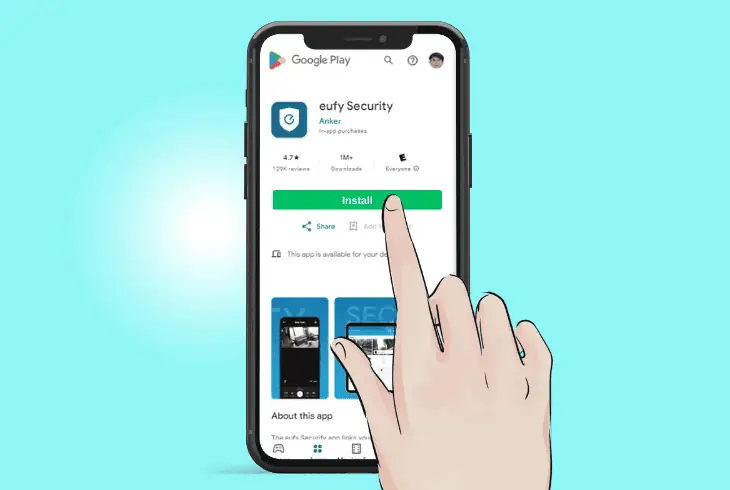 reinstall the eufy security application
