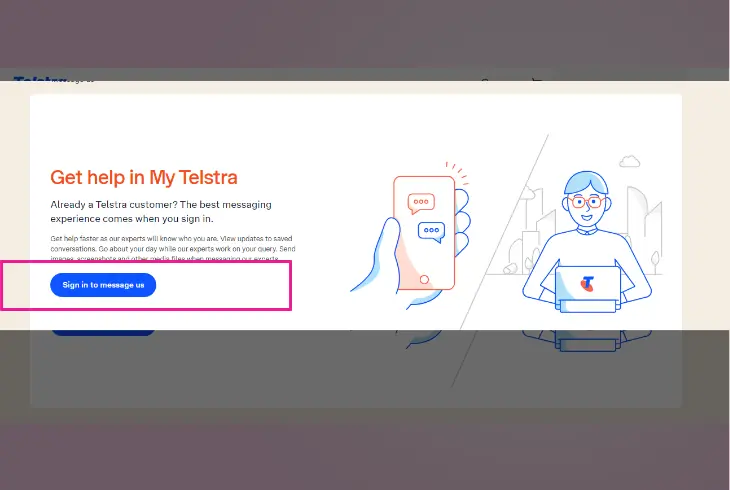 contact telstra via live chat