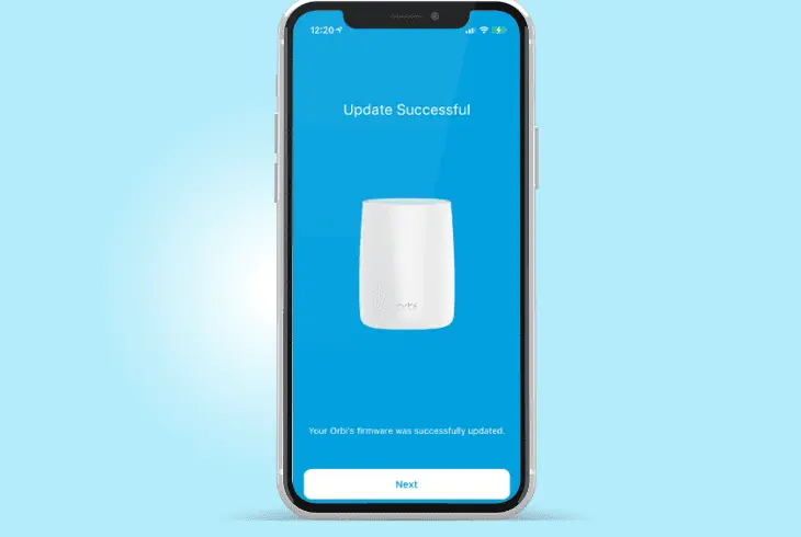 update orbi via the orbi app