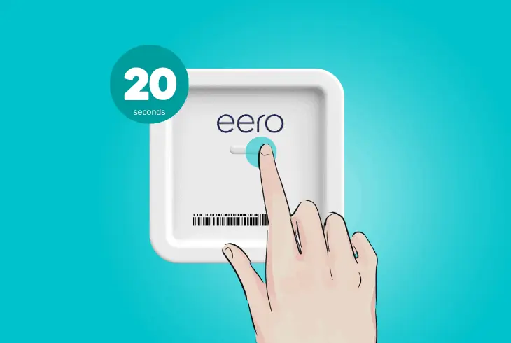 factory reset the eero pro 6