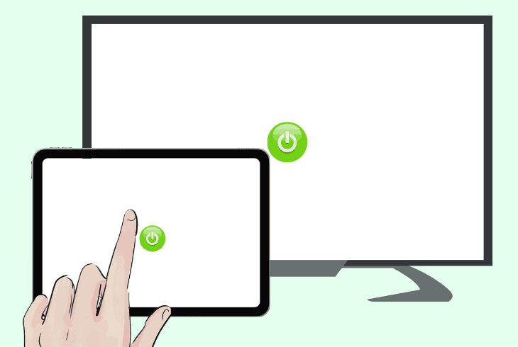 reboot your tv or tv box