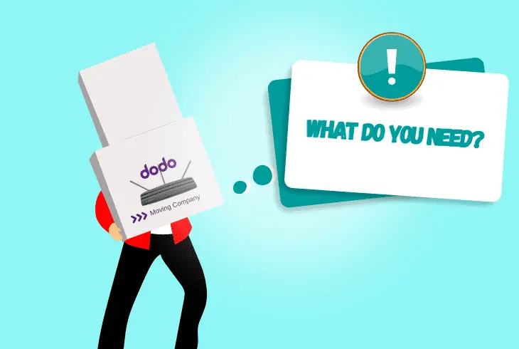 dodo moving house - what do you need