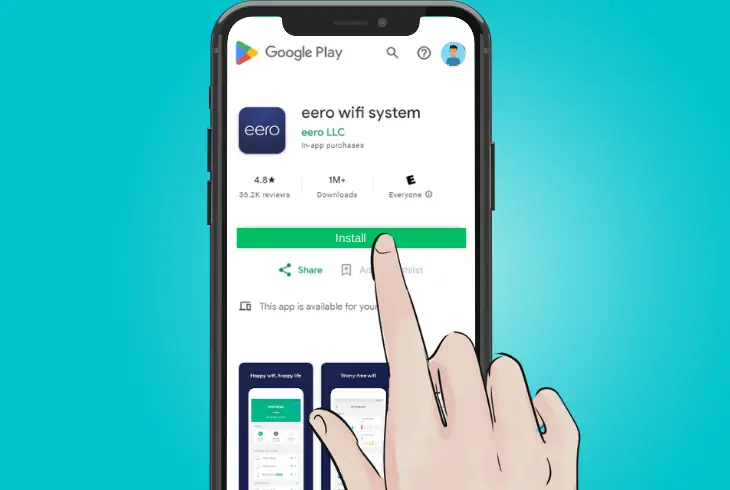 reinstall the eero app on android