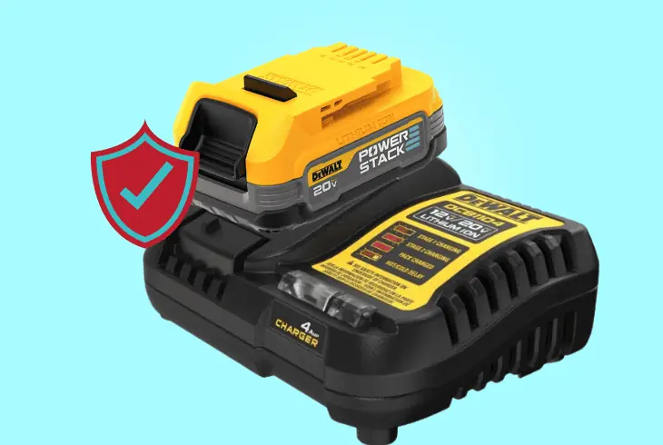 check if dewalt battery is secured