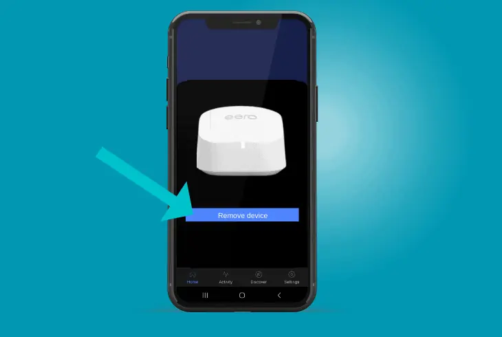 unpair the eero gateway