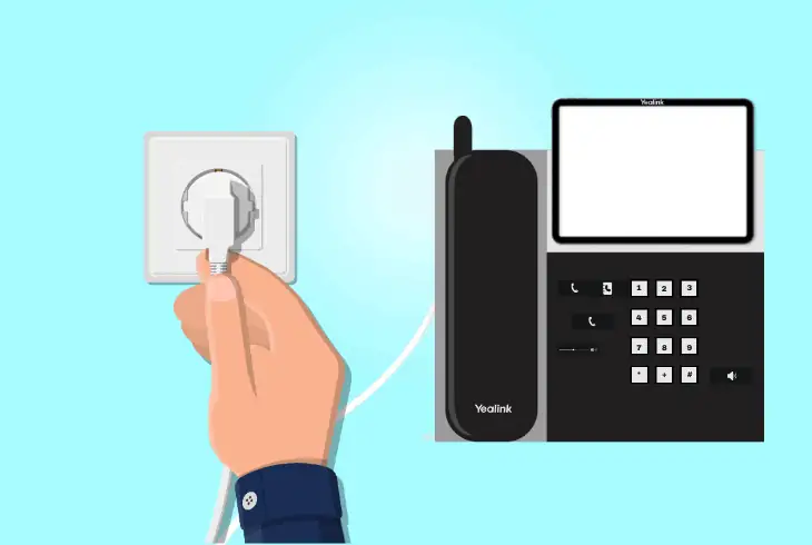 alter yealink’s electrical outlet