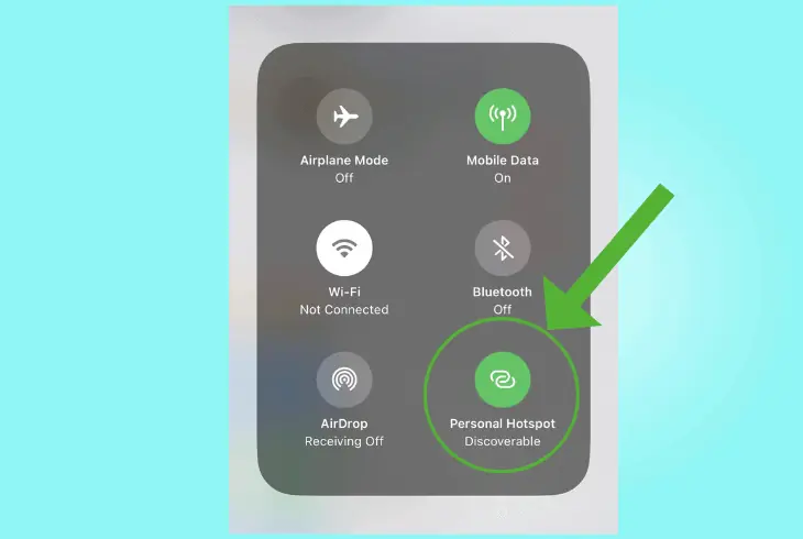 how to activate mobile hotspot on ios