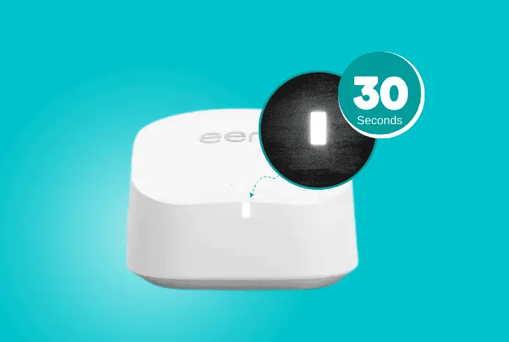 check eero is resetting via led lamp