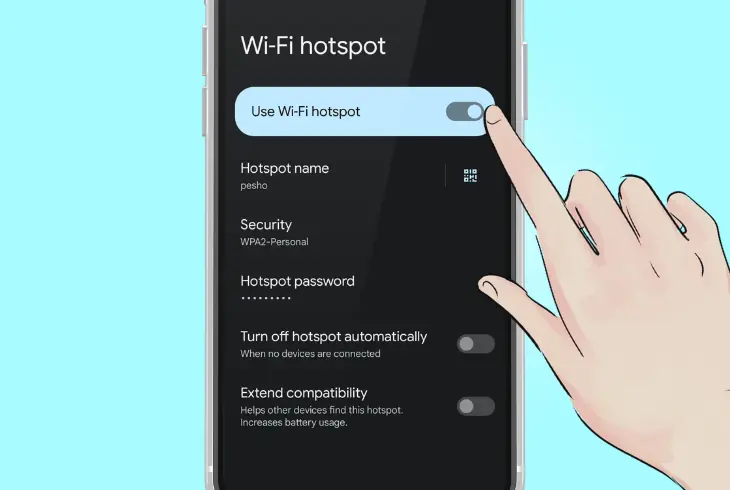 how to set up a mobile hotspot