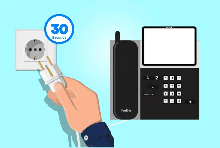 “power cycle” the network device