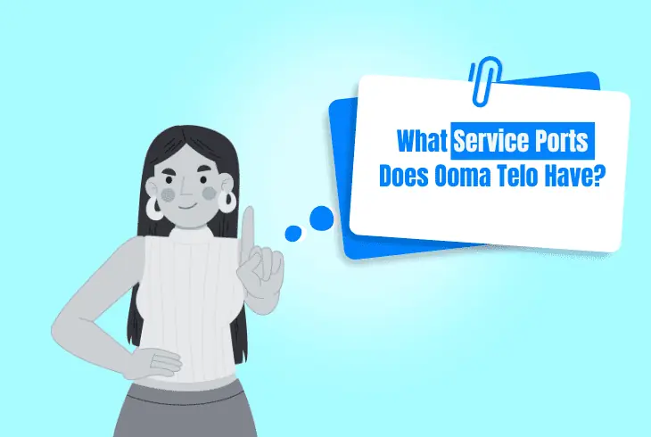 what service ports does ooma telo have