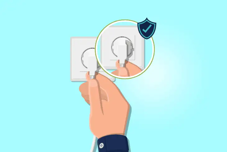 unsecured power adapter bond