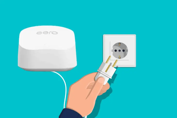 alter eero unit’s power source