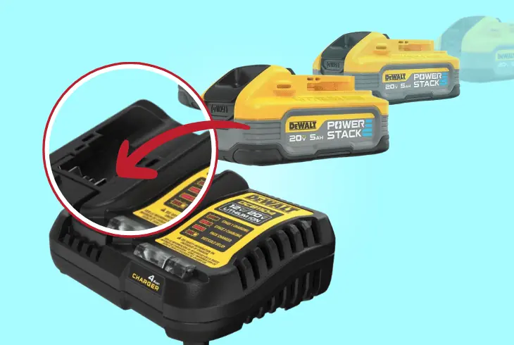reinsert the dewalt power stack