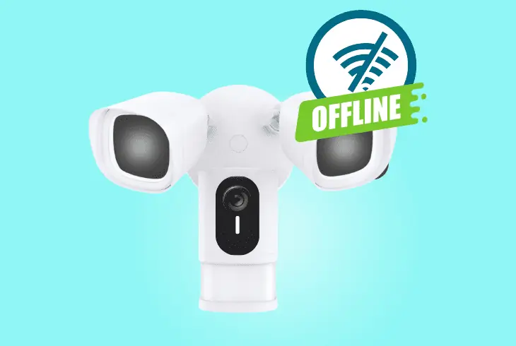 eufy floodlight camera keeps going offline