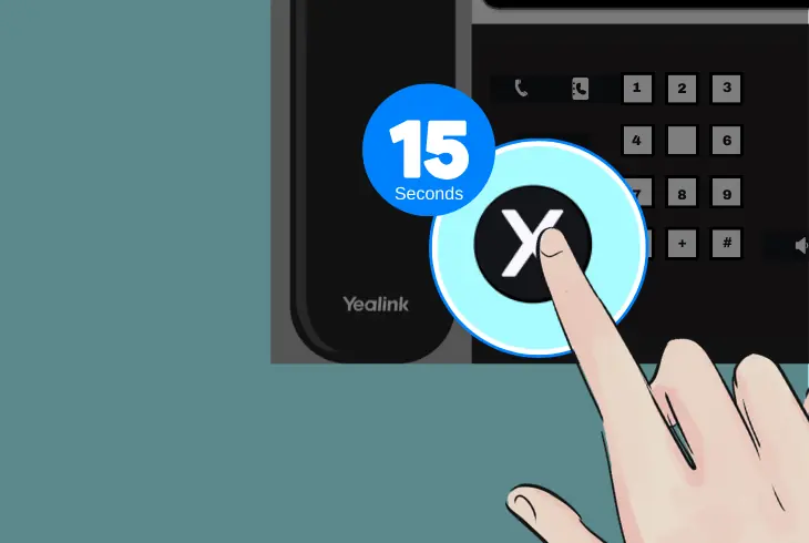 “softkey” reboot the yealink phone