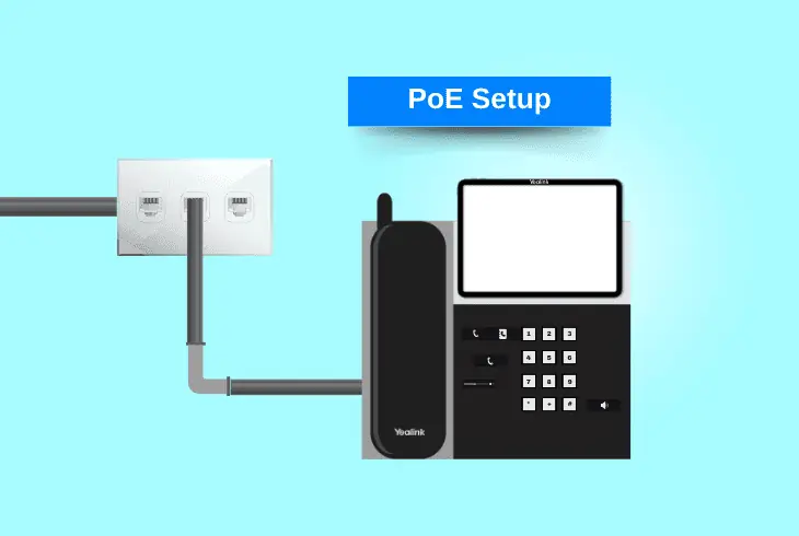 reinstall the service connection (poe setup)