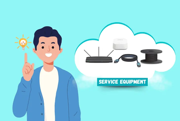 identify the service equipment