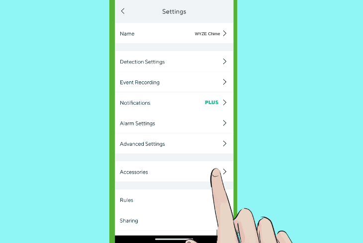 configure the wyze chime’s tone