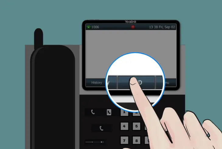 how to turn off yealink dnd