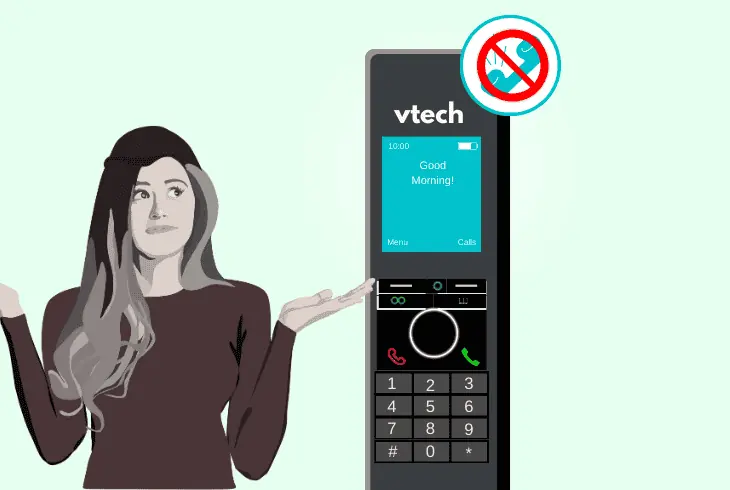 no dial tone on vtech phone